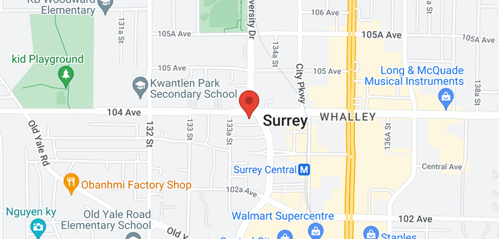 map of 2803 13398 104 AVENUE